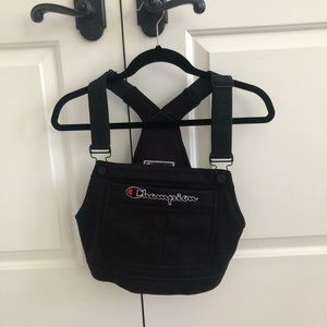 Champion Fleece Overall Bib Top